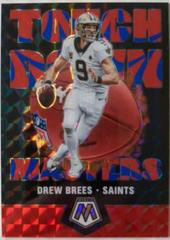 Drew Brees [Reactive Blue] #TM1 Football Cards 2020 Panini Mosaic Touchdown Masters Prices