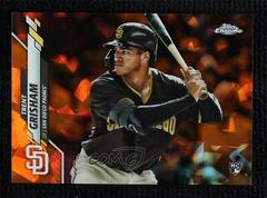 Trent Grisham [Orange Refractor] #9 Baseball Cards 2020 Topps Chrome Sapphire Prices