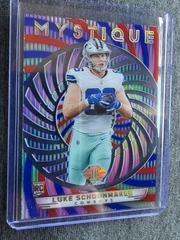 Luke Schoonmaker [Red Blue] #23 Football Cards 2023 Panini Illusions Mystique Prices