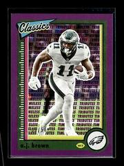 A. J. Brown [Premium Timeless Tributes H2 Purple] #97 Football Cards 2022 Panini Classics Prices