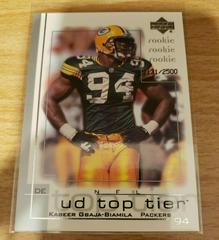 Kabeer Gbaja Biamila #207 Football Cards 2001 Upper Deck Top Tier Prices
