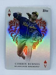 Corbin Burnes [Blue] #AA-10 Baseball Cards 2023 Topps All Aces Prices