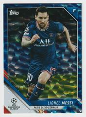 Lionel Messi [Icy Blue] Soccer Cards 2021 Topps UEFA Champions League Prices
