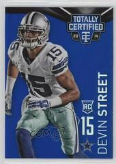 Devin Street [Mirror Platinum Blue] #117 Football Cards 2014 Panini Totally Certified Prices
