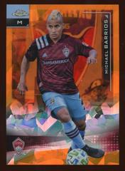 Michael Barrios [Orange] Soccer Cards 2021 Topps Chrome MLS Sapphire Prices