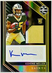 Kendre Miller [Gold Spotlight Rookie Patch Autograph] #122 Football Cards 2023 Panini Limited Prices