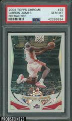 LeBron James [Refractor] Basketball Cards 2004 Topps Pristine Prices