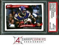 Adrian Peterson Football Cards 2010 Topps Peak Performance Prices