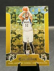 Karl Anthony Towns #19 Basketball Cards 2015 Panini Excalibur Crusade Prices