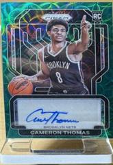 Cameron Thomas [Choice Green Prizm] Basketball Cards 2021 Panini Prizm Rookie Signatures Prices