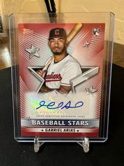 Gabriel Arias [Red] Baseball Cards 2022 Topps Update Stars Autographs Prices