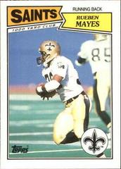 Rueben Mayes Football Cards 1987 Topps American UK Prices