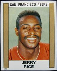 Jerry Rice Football Cards 1988 Panini Sticker Prices