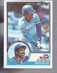 Hal McRae Baseball Cards 1983 Topps Prices