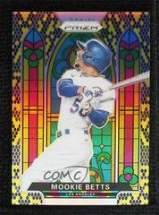 Mookie Betts [Snake Skin Prizm] #SG-2 Baseball Cards 2021 Panini Prizm Stained Glass Prices