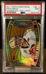 Drew Brees [Gold] #SB-9 Football Cards 2011 Topps Super Bowl Legends Die Cut Prices