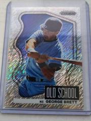 George Brett [Shimmer Prizm] #OS-6 Baseball Cards 2022 Panini Prizm Old School Prices