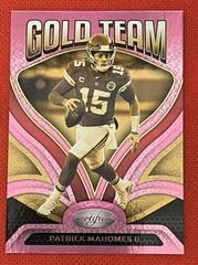 Patrick Mahomes II [Pink] Football Cards 2022 Panini Certified Gold Team Prices