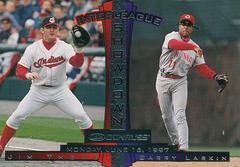 Barry Larkin, Jim Thome #441 Baseball Cards 1997 Panini Donruss Prices