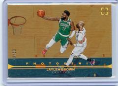 Jaylen Brown [Gold] Basketball Cards 2021 Panini PhotoGenic Prices