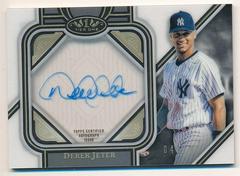 Derek Jeter Baseball Cards 2023 Topps Tier One Clear One Autographs Prices