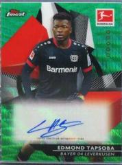 Edmond Tapsoba [Green Wave Refractor] Soccer Cards 2020 Topps Finest Bundesliga Autographs Prices