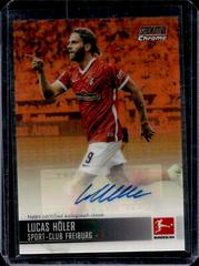 Lucas Tousart [Orange Prism Refractor] Soccer Cards 2021 Stadium Club Chrome Bundesliga Autographs Prices