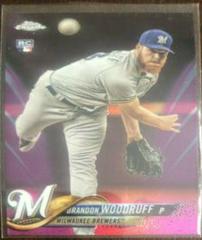 Brandon Woodruff [Pink Refractor] #179 Baseball Cards 2018 Topps Chrome Prices