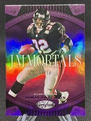 Jamal Anderson [Purple] #I-12 Football Cards 2023 Panini Certified Immortals Prices