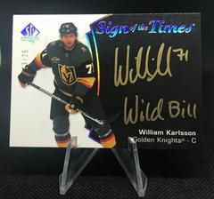William Karlsson [Black Gold Ink] Hockey Cards 2021 SP Authentic Sign of the Times Autographs Prices