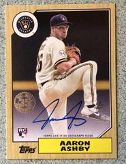Aaron Ashby #87BA-AA Baseball Cards 2022 Topps 1987 Autographs Prices