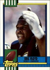 Eric Floyd #57T Football Cards 1990 Topps Traded Prices