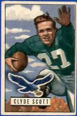 Clyde Scott Football Cards 1951 Bowman Prices