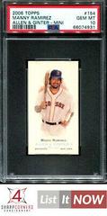 Manny Ramirez [Mini] #154 Baseball Cards 2006 Topps Allen & Ginter Prices