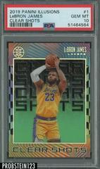 LeBron James Basketball Cards 2019 Panini Illusions Clear Shots Prices