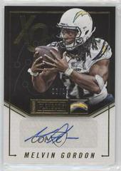 Melvin Gordon [Gold] Football Cards 2016 Panini Playbook X's and O's Signatures Prices