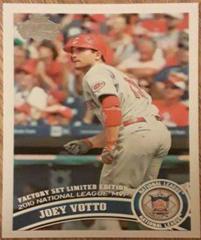 Joey Votto #211 Baseball Cards 2011 Topps Diamond Anniversary Factory Set Limited Edition Prices