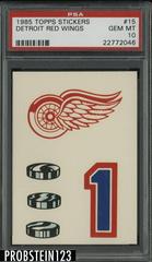 Detroit Red Wings #15 Hockey Cards 1985 Topps Stickers Prices