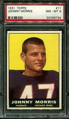 Johnny Morris Football Cards 1961 Topps Prices