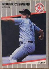 Roger Clemens #85 Baseball Cards 1989 Fleer Prices