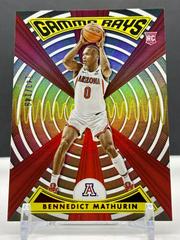 Bennedict Mathurin [Red] Basketball Cards 2022 Panini Chronicles Draft Picks Gamma Rays Prices