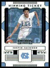 Justin Jackson #6 Basketball Cards 2020 Panini Contenders Draft Picks Winning Tickets Prices