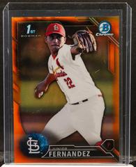 Junior Fernandez [Orange Refractor] Baseball Cards 2016 Bowman Chrome Prospect Prices