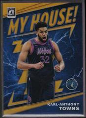Karl Anthony Towns [Orange] Basketball Cards 2019 Panini Donruss Optic My House Prices