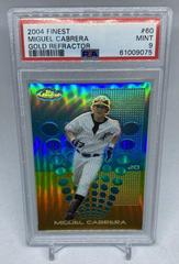 Miguel Cabrera [Gold Refractor] #60 Baseball Cards 2004 Finest Prices