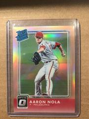 Aaron Nola [Orange] #37 Baseball Cards 2016 Panini Donruss Optic Prices