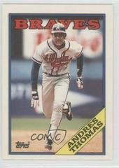 Andres Thomas #13 Baseball Cards 1988 Topps Tiffany Prices
