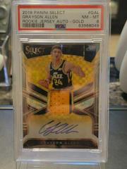Grayson Allen [Gold] Basketball Cards 2018 Panini Select Rookie Jersey Autographs Prices