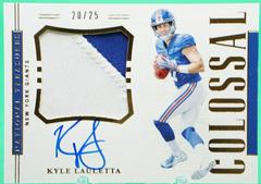 Kyle Lauletta [Prime] Football Cards 2018 National Treasures Rookie Colossal Signatures Prices
