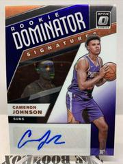 Cameron Johnson [Purple Stars] Basketball Cards 2019 Panini Donruss Optic Rookie Dominator Signatures Prices